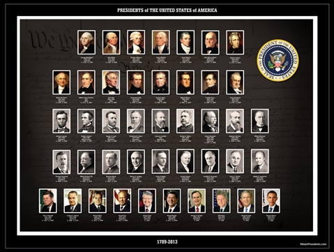 Presidents portraits